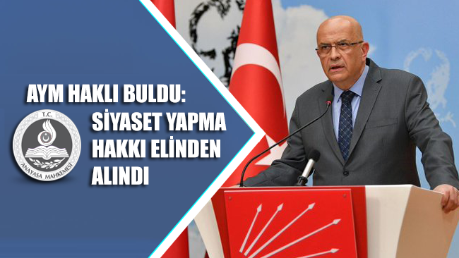 Enis Berberoğlu’nun AYM'ye bireysel başvurusundan ‘hak ihlali’ kararı çıktı