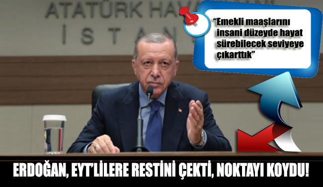 Erdoğan, EYT'lilere restini çekti noktayı koydu: Seçimi kaybetsek de ben yokum!