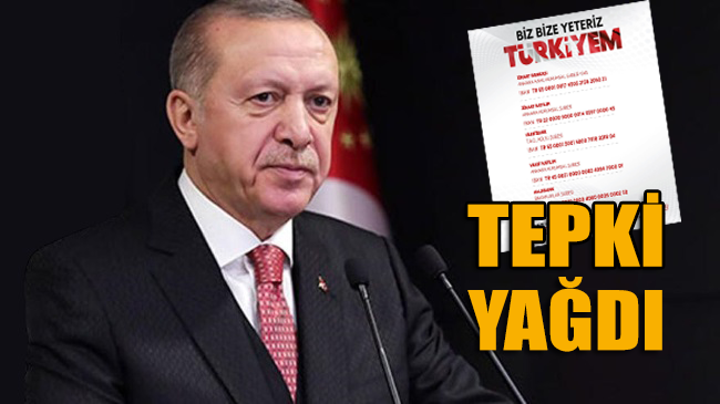 Erdoğan’ın başlattığı 'BAĞIŞ KAMPANYASI' duyurusuna tepki yağdı!