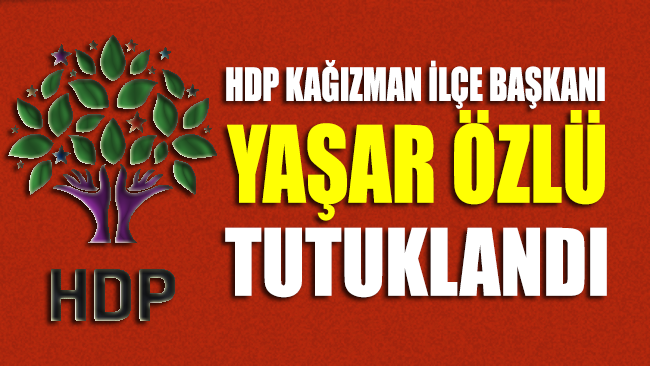 HDP Kağızman İlçe Başkanı Yaşar Özlü tutuklandı