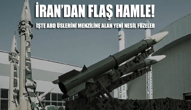 İran'dan flaş hamle: İşte ABD'nin bölgedeki tüm üslerini menziline alan füzeler