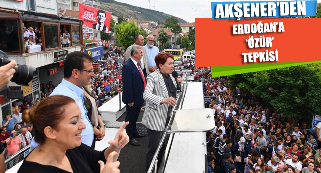 Meral Akşener'den Erdoğan'a 'ÖZÜR' tepkisi