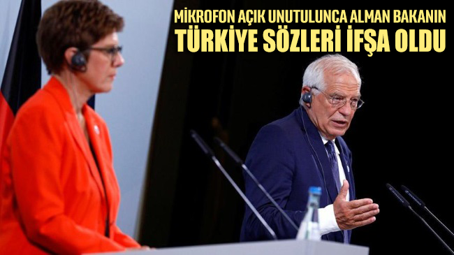 Mikrofon açık kalınca Alman bakanın Türkiye sözleri ifşa oldu