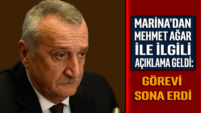 Yalıkavak Marina’dan Mehmet Ağar açıklaması: Görevi sona erdi