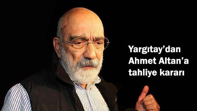 Yargıtay’dan Ahmet Altan’a tahliye kararı
