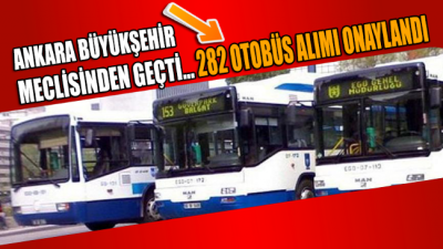 ABB Meclisi 282 otobüs alımı için onay verdi