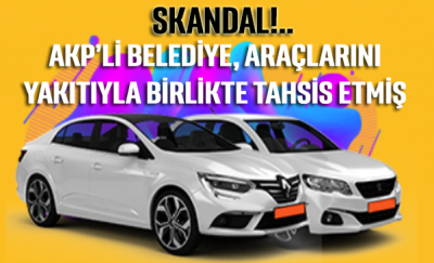 AKP'li belediyenin kiralık araçların tahsis skandalı Sayıştay raporuna da girdi