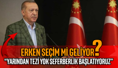 AKP’li Cumhurbaşkanı Erdoğan: “Yarından tezi yok, yeni bir gönül seferberliği başlatıyoruz