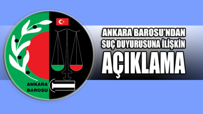 Ankara Barosu'ndan Diyanet'in suç duyurusuna ilişkin açıklama