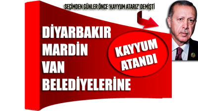Diyarbakır, Mardin ve Van belediyelerine kayyum atandı