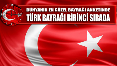 Dünyanın en güzel bayrağı anketinde Türk Bayrağı 1’inci sırada!