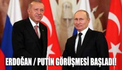 Erdoğan, Putin ikili görüşmesi Moskova'da başladı!