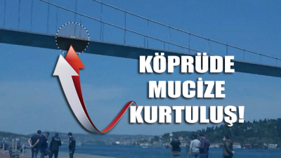 Fatih Sultan Mehmet Köprüsü'nde mucize kurtuluş