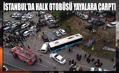 İstanbul’da halk otobüsü yayalara çarptı! Çok sayıda yaralı var