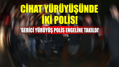 İstanbul’da iki polisin ‘cihat’ yürüyüşünü polis engelledi