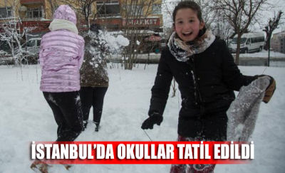 İstanbul'da yarın okullar tatil edildi