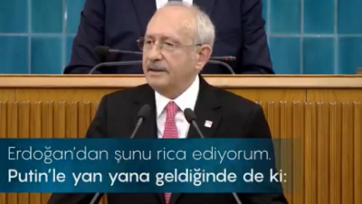 Kılıçdaroğlu: Erdoğan'dan bu 4 soruyu Putin'e sormasını bekliyorum