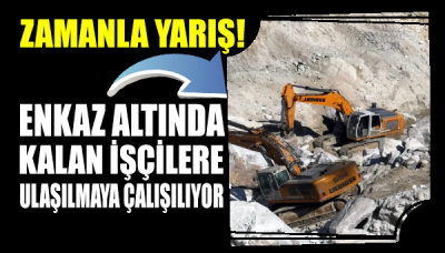 Milas'ta maden ocağında göçük: 3 işçi enkaz altında