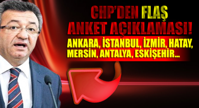 Son dakika: CHP’den flaş anket açıklaması! Ankara, İstanbul, İzmir…