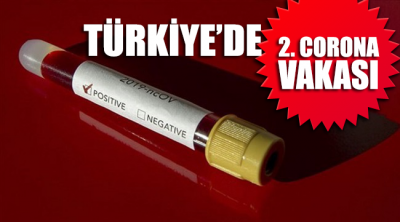 Türkiye'de 2. koronavirüs vakası görüldü
